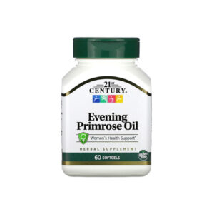 21st Century – Evening Primrose Oil (500mg) Women’s Health Support, 60 Softgels