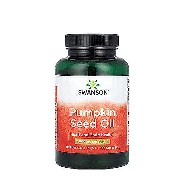 Swanson – Pumpkin Seed Oil, 1,000 mg, 100 Softgels