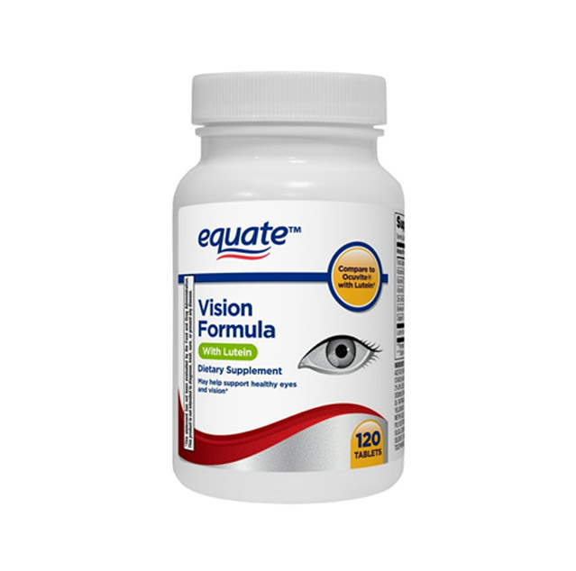 Equate – Vision Formula with Lutein, 120 Tablets