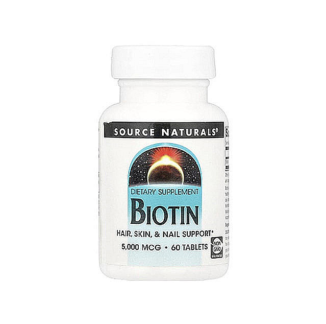 9445494.jpg Source Naturals – Biotin (5,000mcg), 60 Tablets
