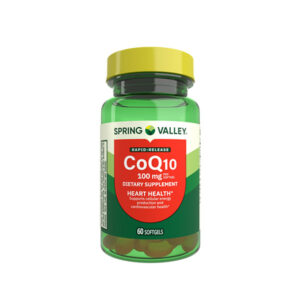 Spring Valley - Rapid-Release CoQ10 (100mg), 60 Soft gels