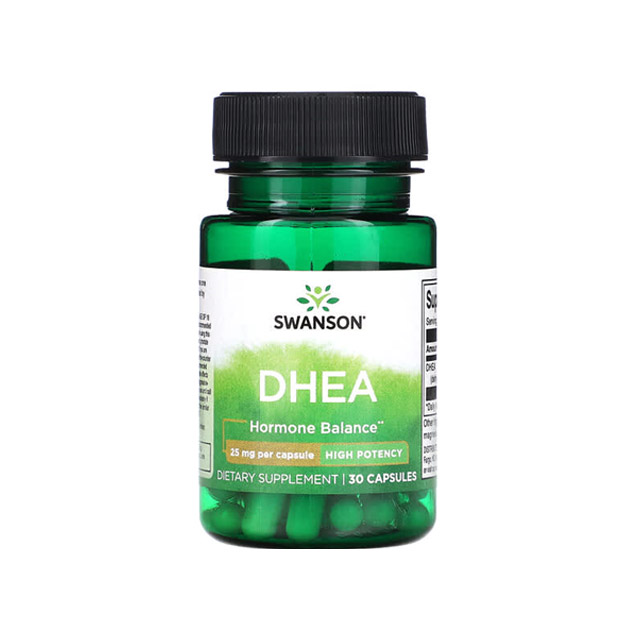 Swanson – DHEA, High Potency (25mg), 30 Capsules