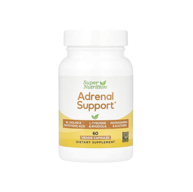 Super Nutrition – Adrenal Support, 60 Veggie Capsules