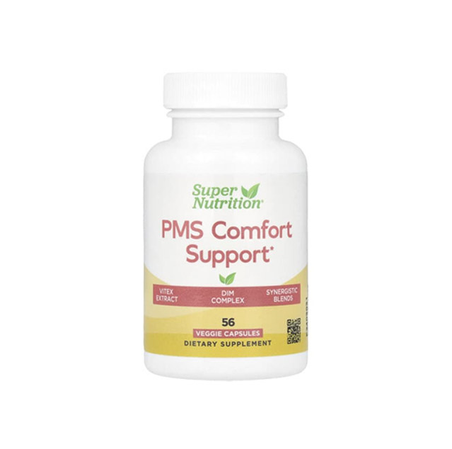 Super Nutrition – PMS Comfort Support, 56 Veggie Capsules