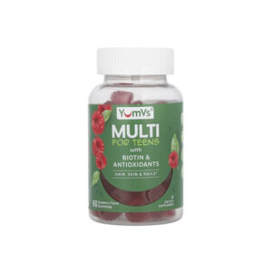 YumVs – Multi For Teens Gummies with Biotin & Antioxidants, Raspberry, 60 Gummies