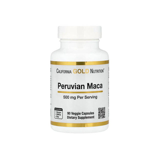 California Gold Nutrition – Peruvian Maca (500mg), 90 Veggie Capsules