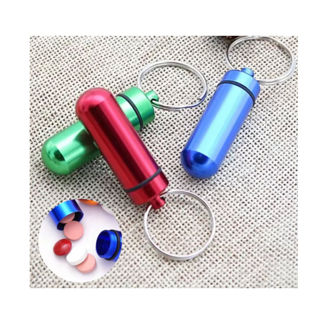U-Prime Wellness – Mini, Portable, Aluminum Case Pill Bottle
