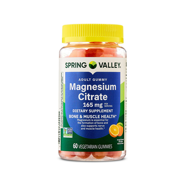 Spring Valley – Magnesium Citrate Gummy, 165mg, 60 Gummies