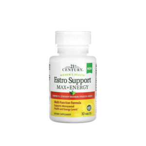 21st Century – Women’s Health, Estro Support Max + Energy, 30 Tablets