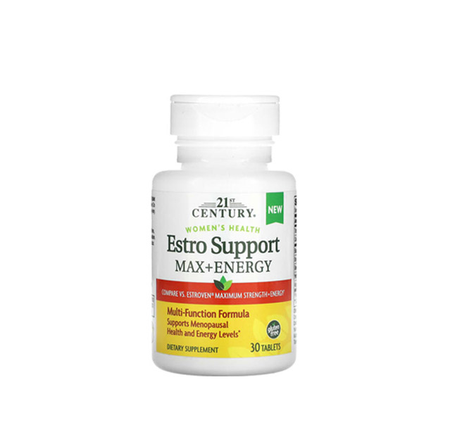 21st Century – Women’s Health, Estro Support Max + Energy, 30 Tablets
