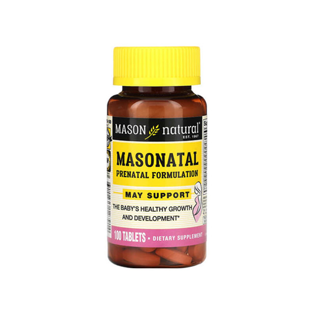 Mason Natural – Masonatal Prenatal Formulation, 100 Tablets