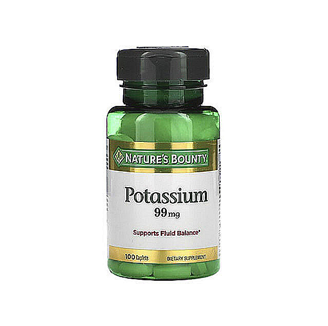 Nature’s Bounty – Potassium (99mg), 100 Caplets