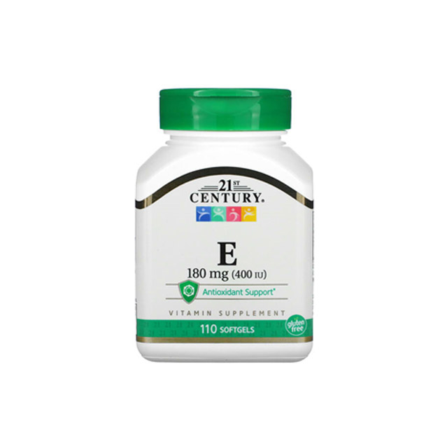 21st Century – Vitamin E, 180 mg (400 IU), 110 Softgels
