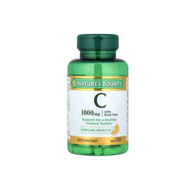 Nature’s Bounty – Vitamin C-1000mg + Rose Hips, 100 Tablets