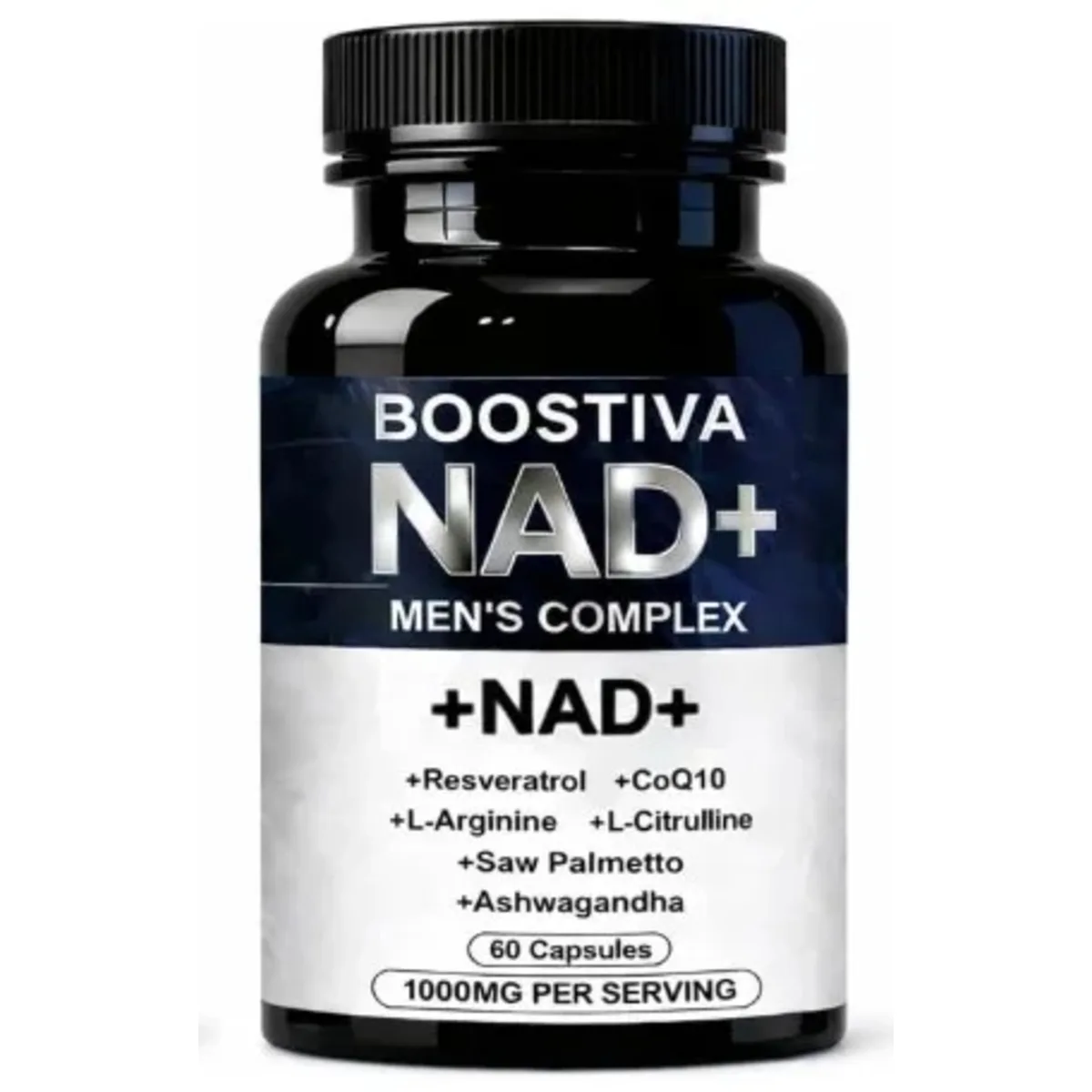 Boostiva – NAD+ Men’s Wellness Formula, 60 Capsules